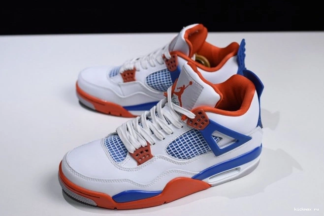 Rep Bright Air 4 Blue 308497-171 Crimson-Royal Jordan White 0731